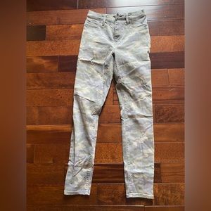 Hudson muted camouflage jeans